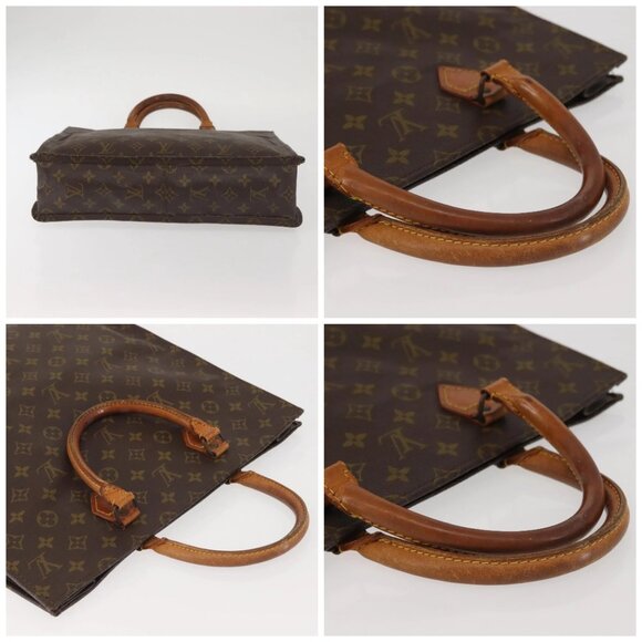 LOUIS VUITTON Monogram Sac Plat Hand Bag Vintage M51140 LV Auth bs29434 - Picture 16 of 16